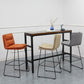 Modern Faux Leather Counter Stool Bar-height Bar Stool with Black Frame Clearhalo 'Bar Furniture' 'Bar Stools' 'bar_stools' 'furn' 'furn_bar_stools' 'Furniture' 'Kitchen & Dining Furniture' 1200x1200_b2534e93-d175-4529-a1e8-8be58b8d54a0