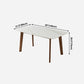 Solid Wood Mid-Century Modern Table Rectangle White Sintered Stone Top Table Clearhalo ' dining_table' 'Dining Tables & Seating' 'Dining Tables' 'furn' 'furn_dining_table' 'Furniture' 'furniture_dining_table' 'Kitchen & Dining Furniture' 'kitchen&dining_furn' 'kitchen' 'kitchen_dining_table' 1200x1200_b2539355-3db1-429c-b6ac-00bbc622beb4