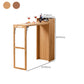 Industrial Collapsible Wood Counter Table 1/2/3/5 Pieces Bar Table Set for Balcony