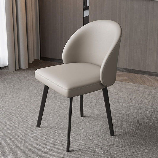 Seitstuhl für industriellen Stil solide Rückenmetall Esszimmerstuhl für Küche