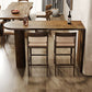 Industrial Distressed Wood Bar Table Natural Specialty Top 41.3"H Bistro Table Clearhalo 'Bar Furniture' 'Bar Tables' 'bar_tables' 'furn' 'furn_bar_tables' 'Furniture' 'furniture_bar_tables' 'Kitchen & Dining Furniture' 'kitchen&dining_furn' 'kitchen' 1200x1200_b256f517-c488-47c9-b0a2-ca80c3b8c772