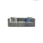 Velvet One Arm Sectional Sofa 27.56"High Tight Back Sofa for Living Room Clearhalo 'furn' 'furn_sectionals' 'Furniture' 'furniture_sectionals' 'Living Room Furniture' 'Sectionals' 1200x1200_b257f7cb-8d14-4f4e-bdfb-fcc342ebd506
