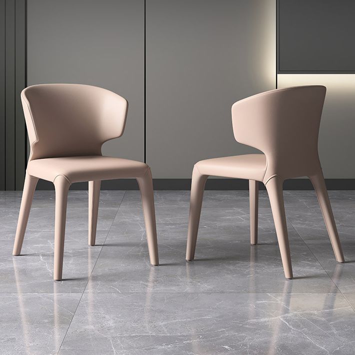 Nordic 1/4/7 Pieces Dining Set Sintered Stone Dining Table with Leather Chairs Clearhalo 'Dining Room Sets' 'Dining Tables & Seating' 'dining_room_set' 'furn' 'furn_dining_room_set' 'Furniture' 'furniture_dining_room_set' 'Kitchen & Dining Furniture' 1200x1200_b2599fef-c4fa-4b2c-8261-d3380e511783