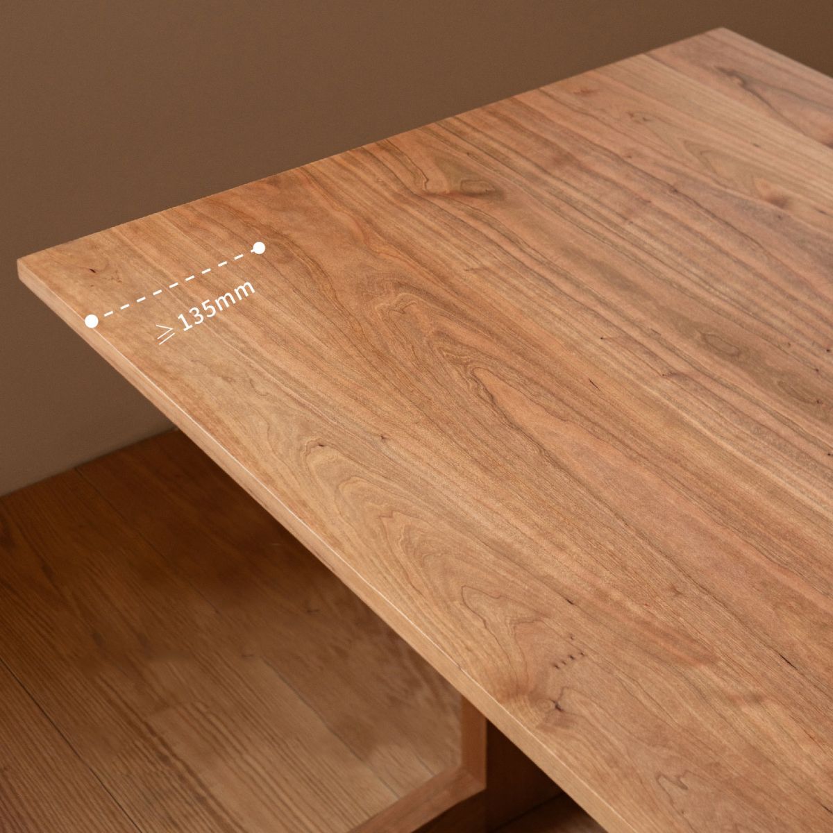 Modern Rectangle Wood Dining Table Cherry Wood Base for Dining Room Clearhalo 'Dining Tables & Seating' 'Dining Tables' 'dining_table' 'furn' 'furn_dining_table' 'Furniture' 'Kitchen & Dining Furniture' 1200x1200_b25a3595-cfa1-40b0-a796-e9bf0b529197