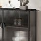36 '' Höhe Sideboard Tischglas Zwei Türen Buffet -Server für Wohnzimmer