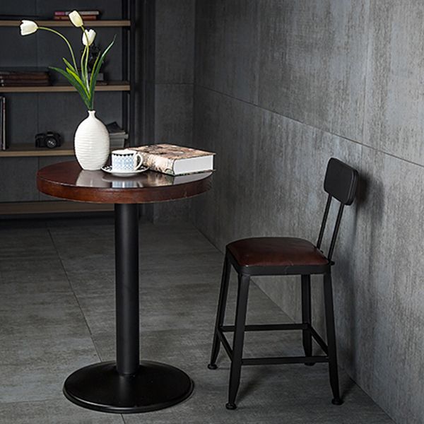Juego de mesa de Bar Industrial de madera maciza de 1/2/3 piezas, juego de mostrador redondo para uso doméstico