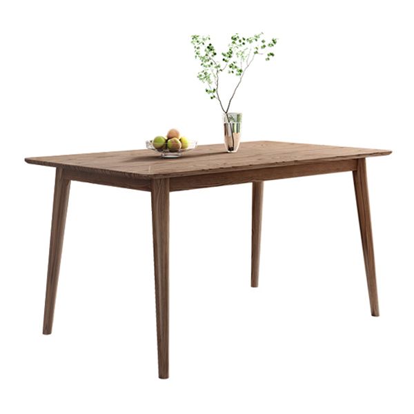 Rectangle Wood in Brown Dining Table Modern Ash Table with 4 Legs for Restaurant Clearhalo ' dining_table' 'Dining Tables & Seating' 'Dining Tables' 'furn' 'furn_dining_table' 'Furniture' 'furniture_dining_table' 'Kitchen & Dining Furniture' 'kitchen&dining_furn' 'kitchen' 'kitchen_dining_table' 1200x1200_b2610d65-66c1-4f9f-b1a0-4ceacef04448
