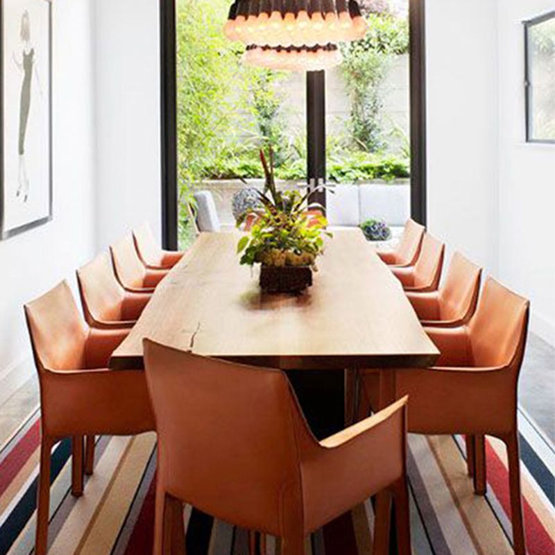 Silla de comedor contemporánea de la silla de cuero del hogar de cuero del hogar