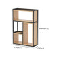 Industrial Open Etagere Bookshelf Iron Frame Solid Wood Shelf Bookshelf Clearhalo 'Bookcases' 'furn' 'furn_bookcases' 'Furniture' 'furniture_bookcases' 'kitchen' 'kitchen_bookcases' 'Living Room Furniture' 'Office Furniture' 1200x1200_b2643f45-b597-47cb-807f-fb6b7e648e8e