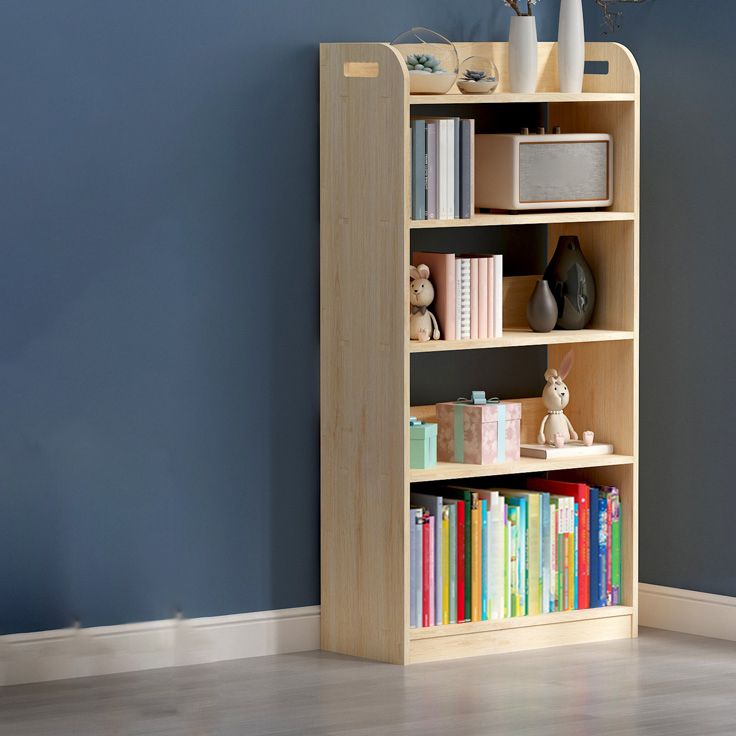 Natural Urban Etagere Bookshelf Oak Wood Open Bookcase for Home Clearhalo 'Bookcases' 'furn' 'furn_bookcases' 'Furniture' 'Office Furniture' 1200x1200_b2680a87-c273-46cd-bd62-909fe7acf469