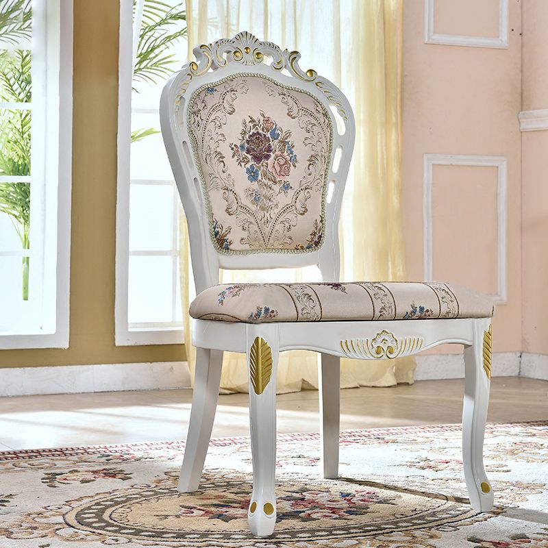 Victorian Upholstered Home Side Chair King Louis Back Matte Finish Dining Chair (Set of 2) Clearhalo ' kitchen&dining_furn' 'Dining Chairs' 'Dining Tables & Seating' 'dining_chair' 'furn' 'furn_dining_chair' 'Furniture' 'furniture_dining_chair' 'Kitchen & Dining Furniture' 'kitchen' 1200x1200_b268dc9b-ae1f-4302-a686-bc1b4de5f3d0