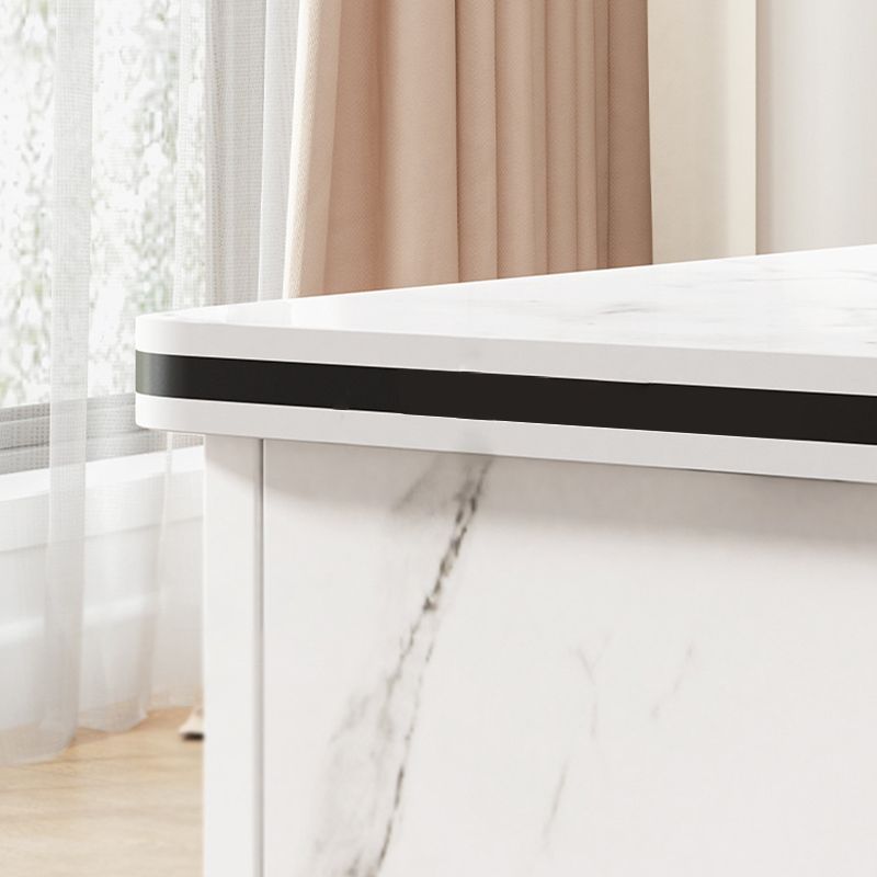 Modern 4 Legs Wood Coffee Table Rectangle Cocktail Table with Storage Clearhalo 'Coffee & Accent Tables' 'Coffee Tables' 'coffee_tables' 'furn' 'furn_coffee_tables' 'Furniture' 'furniture_coffee_tables' 'Living Room Furniture' 1200x1200_b26947eb-19f7-4d72-9f7a-3b29e454ef65