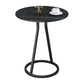 Modern 23.6" Tall Round Slate Top Side Table Iron Pedestal End Table Clearhalo 'Coffee & Accent Tables' 'End & Side Tables' 'end_side_tables' 'furn' 'furn_end_side_tables' 'Furniture' 'Living Room Furniture' 1200x1200_b2698d76-ba6f-4e1f-b1b8-d350b81f049f