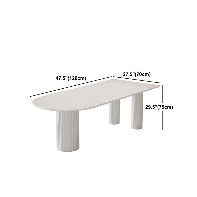 Simplicity Style 3-foot Furniture Stone Dining Room Collection Clearhalo 'Dining Tables & Seating' 'Dining Tables' 'dining_table' 'furn' 'furn_dining_table' 'Furniture' 'Kitchen & Dining Furniture' 1200x1200_b269a58b-1458-4b3a-97f1-539e8753a9a9
