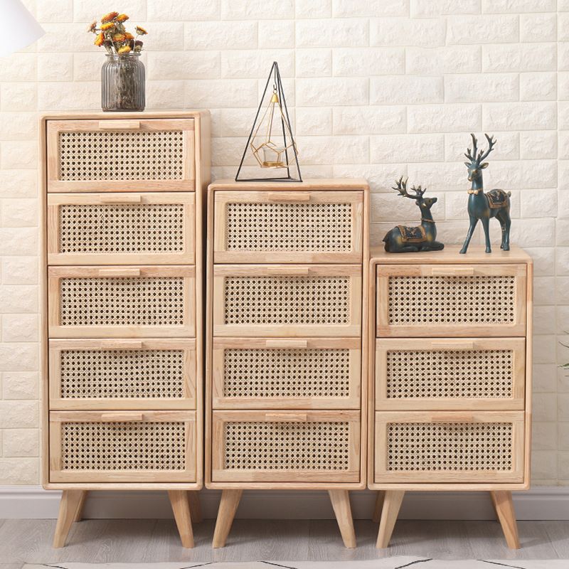 Contemporary Wooden Chest, Rectangle Accent Chest with Drawers