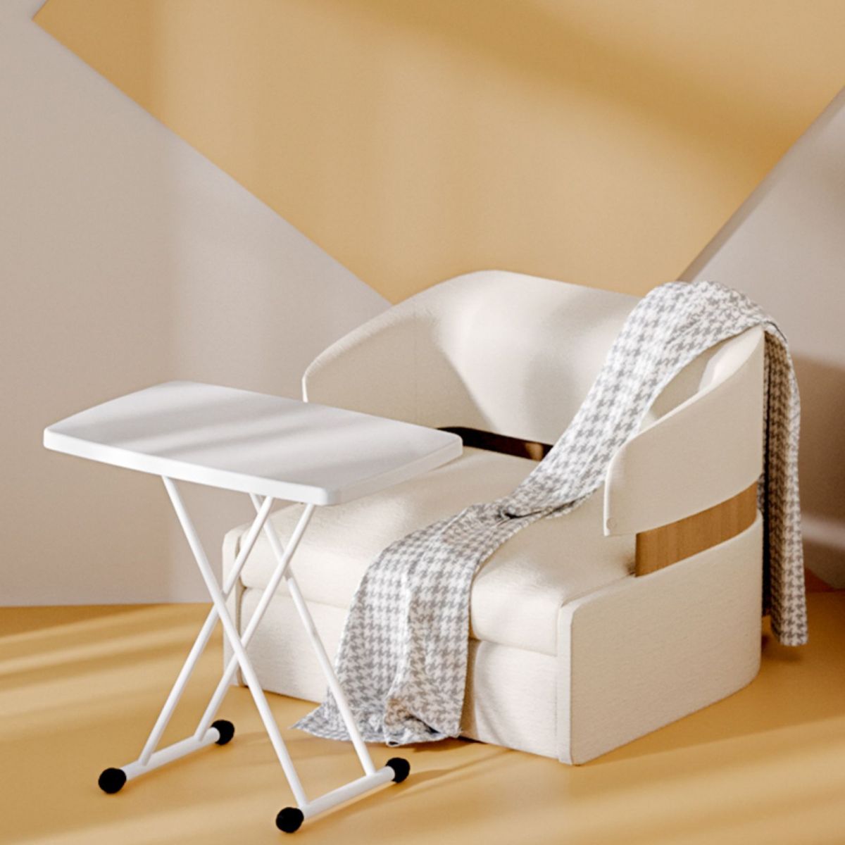 Plastic Rectangular Writing Desk Contemporary Bedroom Folding Desk