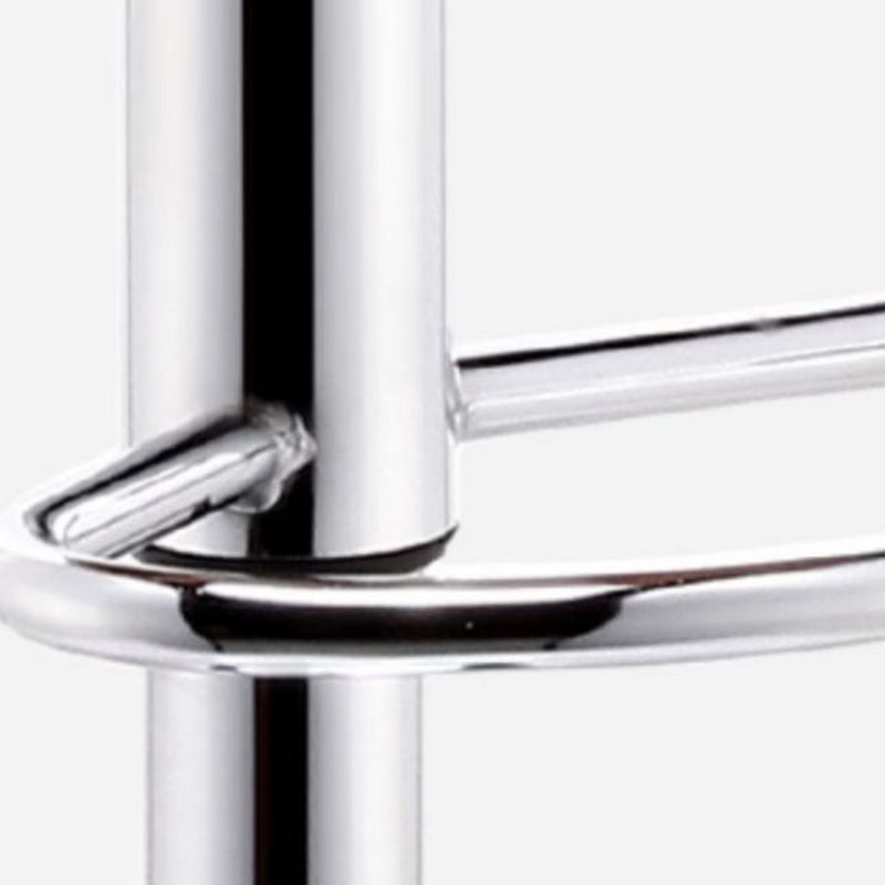 Contemporary Metal Barstool Velvet Footrest Low Back Stool with Swivel in Matte Finish Clearhalo 'Bar Furniture' 'Bar Stools' 'bar_stools' 'furn' 'furn_bar_stools' 'Furniture' 'Kitchen & Dining Furniture' 1200x1200_b26e9ea3-d89f-47f6-b262-304749eb0025