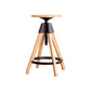 Adjustable Height Counter Stools Industrial Wood Bar Stools with Round Seat Clearhalo 'Bar Furniture' 'Bar Stools' 'bar_stools' 'furn' 'furn_bar_stools' 'furniture_bar_stools' 'Kitchen & Dining Furniture' 'kitchen&dining_furn' 'kitchen' 'kitchen_furn' Furniture' 1200x1200_b27085b4-a5ca-4ed8-a202-f7c957eff408