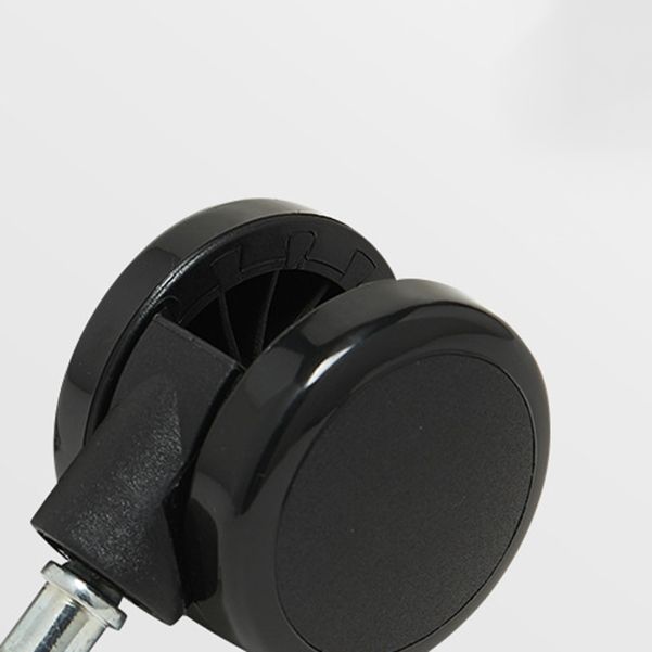 コンテンポラリーアームチェア調整可能なシート高さ固定腕黒革のオフィスチェア