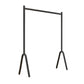 Contemporary Style Coat Hanger Metal 2 Legs Base Coat Rack for Living Room
