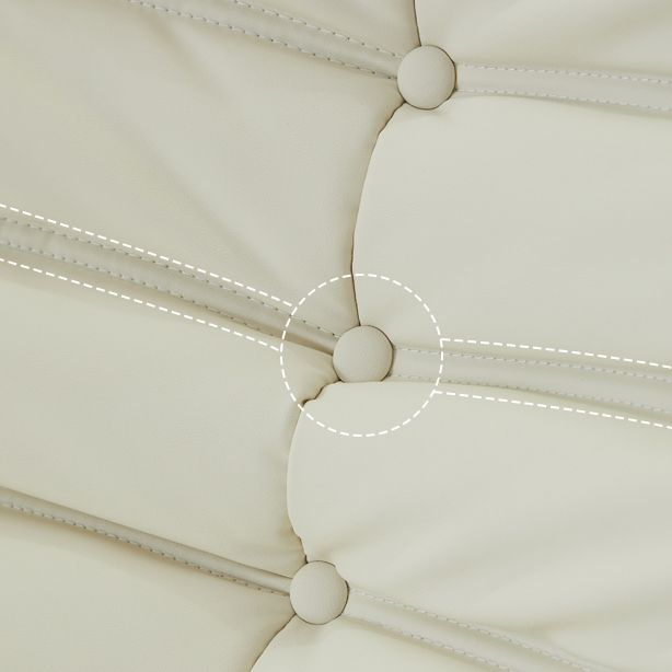 Sedia reclinabile in pelle reclinabile in pelle reclinabile in vetro reclinabile a colori.