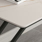 29,53 "H Desk da gioco contemporanei banco di computer con gambe metalliche con gambe metalliche