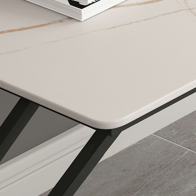 29,53 "H Desk da gioco contemporanei banco di computer con gambe metalliche con gambe metalliche