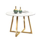 Traditional Luxury Dining Table White Marble Round Dining Table for Home