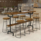 Contemporary Backless Dining Stools Solid Wood Bar Stools with Footrest Clearhalo 'Bar Furniture' 'Bar Stools' 'bar_stools' 'furn' 'furn_bar_stools' 'Furniture' 'Kitchen & Dining Furniture' 1200x1200_b274df03-13f8-46af-a71b-f05699c0e96c
