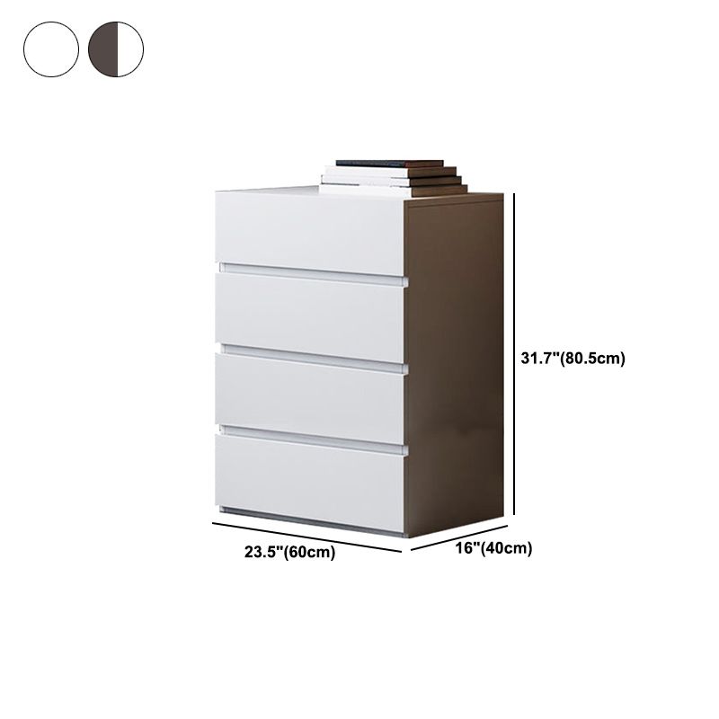 Contemporary Chest with Wooden Drawers Water Resistant Chest