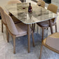 Gray Stone Top Table with Ash Wood Frame Modern Dining Table for Home Clearhalo 'Dining Tables & Seating' 'Dining Tables' 'dining_table' 'furn' 'furn_dining_table' 'Furniture' 'Kitchen & Dining Furniture' 1200x1200_b2774983-a8c2-4a6c-bee9-102d7c10c26e