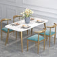 Glam Style 1/2/5 Pieces Kitchen Set White-gold Table Dining Set for Dining Room Clearhalo 'Dining Room Sets' 'Dining Tables & Seating' 'dining_room_set' 'furn' 'furn_dining_room_set' 'Furniture' 'furniture_dining_room_set' 'Kitchen & Dining Furniture' 'kitchen&dining_furn' 'kitchen' 1200x1200_b2791238-f055-4292-b42a-da34ce558628