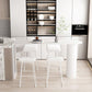 Modern Stone Top Cocktail Bar Table 42-inch Height Metal Base Bar Height Table Clearhalo 'Bar Furniture' 'Bar Tables' 'bar_tables' 'furn' 'furn_bar_tables' 'Furniture' 'furniture_bar_tables' 'Kitchen & Dining Furniture' 1200x1200_b27adbd1-c9a9-4884-92fd-8508eeb32069