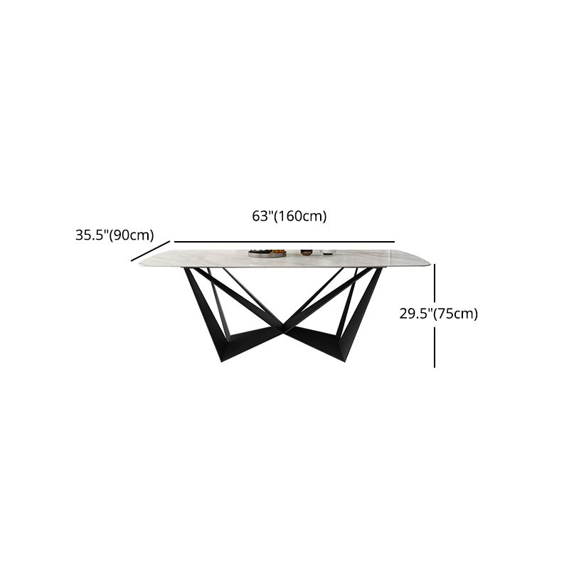 Contemporary 1/4/5 Pieces Dining Room Set Sintered Stone Dining Table Set Clearhalo 'Dining Room Sets' 'Dining Tables & Seating' 'dining_room_set' 'furn' 'furn_dining_room_set' 'Furniture' 'furniture_dining_room_set' 'Kitchen & Dining Furniture' 'kitchen&dining_furn' 'kitchen' 1200x1200_b27c0016-6ca4-4ae5-a589-21542d526301
