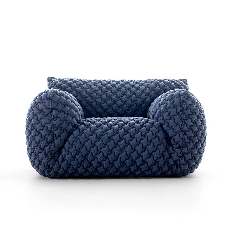 33" High Cotton Contemporary Round Arm Sofa with Tight Back for Apartment, Living Room Clearhalo 'furn' 'furn_sofas' 'Furniture' 'furniture_sofas' 'kitchen' 'kitchen_sofas' 'Living Room Furniture' 'Sofa' 'sofas' 1200x1200_b27c100e-64a8-4fee-8de2-67f6a1266dc3