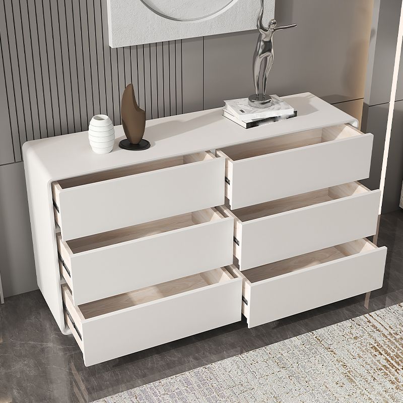 Tocador de cofre de almacenamiento contemporáneo con cajones