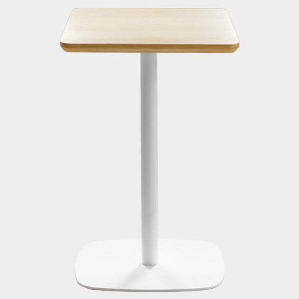 Metal Industrial Square Dining Table Solid Wood Top Table with Pedestal Base Clearhalo ' dining_table' 'Dining Tables & Seating' 'Dining Tables' 'furn' 'furn_dining_table' 'Furniture' 'furniture_dining_table' 'Kitchen & Dining Furniture' 'kitchen&dining_furn' 'kitchen' 'kitchen_dining_table' 1200x1200_b27de033-7804-448f-ae00-bf7e88253fc6