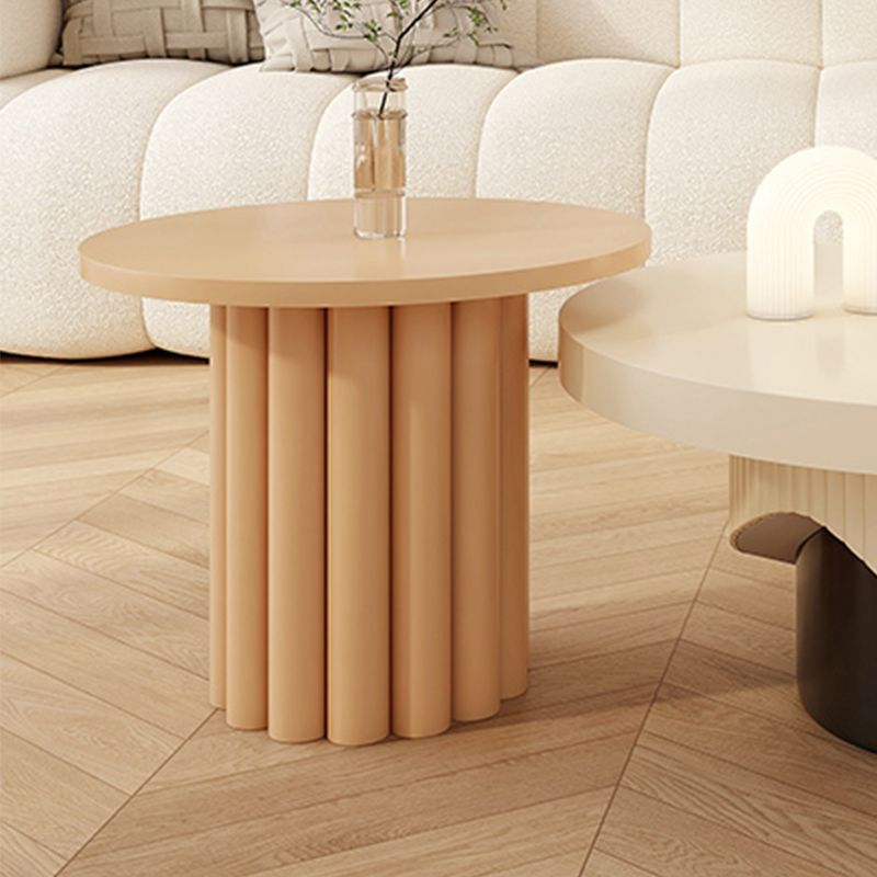 Contemporary Coffee Table Wooden Pedestal Round Coffee Cocktail Table Clearhalo 'Coffee & Accent Tables' 'Coffee Tables' 'coffee_tables' 'furn' 'furn_coffee_tables' 'Furniture' 'Living Room Furniture' 1200x1200_b27df457-173c-4bf7-9e4f-3edfe48b8fd0