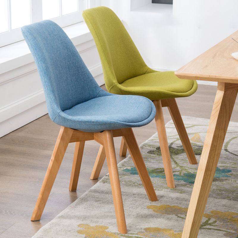 Fabric Scandinavian Conference Room Side Chair Matte Finish Parsons Dining Chair Clearhalo ' kitchen&dining_furn' 'Dining Chairs' 'Dining Tables & Seating' 'dining_chair' 'Furniture' 'furniture_dining_chair' 'Kitchen & Dining Furniture' 'kitchen' 1200x1200_b27ef64e-9971-49cb-9c0b-1d6e1593c116