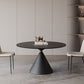 Sintered Stone Home Dining Table Modern Round Dining Room Table Clearhalo 'Dining Tables & Seating' 'Dining Tables' 'dining_table' 'furn' 'furn_dining_table' 'Furniture' 'Kitchen & Dining Furniture' 1200x1200_b28341ef-4c51-454e-8d3f-b4f8d1f6d2e1