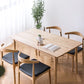 Rectangle Wooden Dining Table in Nature Modern Ash Wood Table with 4 Legs Clearhalo ' dining_table' 'Dining Tables & Seating' 'Dining Tables' 'furn' 'furn_dining_table' 'Furniture' 'furniture_dining_table' 'Kitchen & Dining Furniture' 'kitchen&dining_furn' 'kitchen' 'kitchen_dining_table' 1200x1200_b284bc8e-c896-4335-bba9-7ee9cc1ad23a