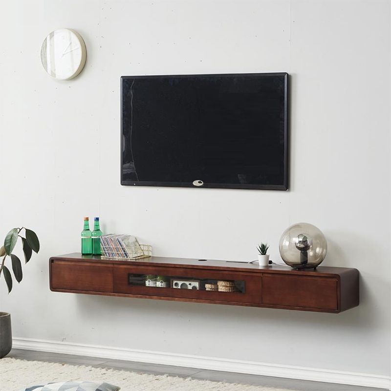 Console porta TV a parete Console multimediale TV in legno con cassetti