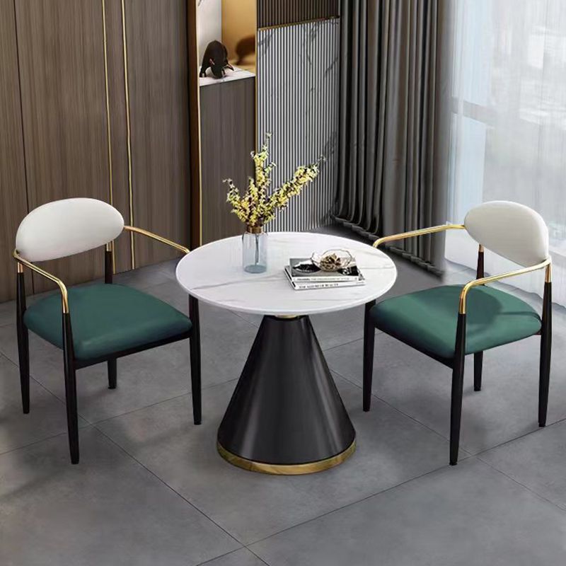 Industrial Dining Room Arm Chairs Metal Open Chair for Kitchen Clearhalo 'Dining Chairs' 'Dining Tables & Seating' 'dining_chair' 'furn' 'furn_dining_chair' 'Furniture' 'Kitchen & Dining Furniture' 1200x1200_b2884be0-52a8-466c-90e2-3241dbcc2ead