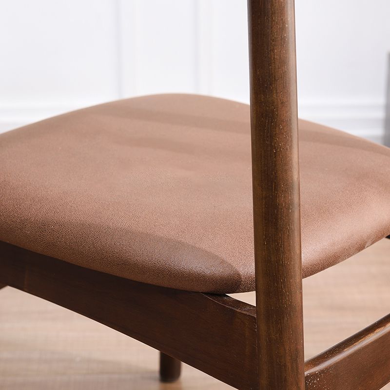 Contemporary Wood Indoor Open Back Side Chair of 18'' Wide Dining Chair Clearhalo ' kitchen&dining_furn' 'Dining Chairs' 'Dining Tables & Seating' 'dining_chair' 'furn' 'furn_dining_chair' 'Furniture' 'furniture_dining_chair' 'Kitchen & Dining Furniture' 'kitchen' 1200x1200_b28a0ee9-6675-4530-81da-5e01c90aea1b