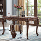 Rectangle 4-foot Dining Site Table Midcentury Solid Wood Table,55"L x 31.5"W x 29.5"H Clearhalo ' dining_table' 'Dining Tables & Seating' 'Dining Tables' 'furn' 'furn_dining_table' 'Furniture' 'furniture_dining_table' 'Kitchen & Dining Furniture' 'kitchen&dining_furn' 'kitchen' 'kitchen_dining_table' 1200x1200_b28d80c2-cfc6-46cb-9b64-9a440e8c4760