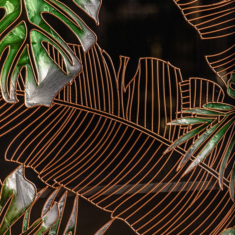 ESPLAGGIO DI METALE CONTEMPOURANTE PORSO DI VETRO Display per soggiorno per soggiorno