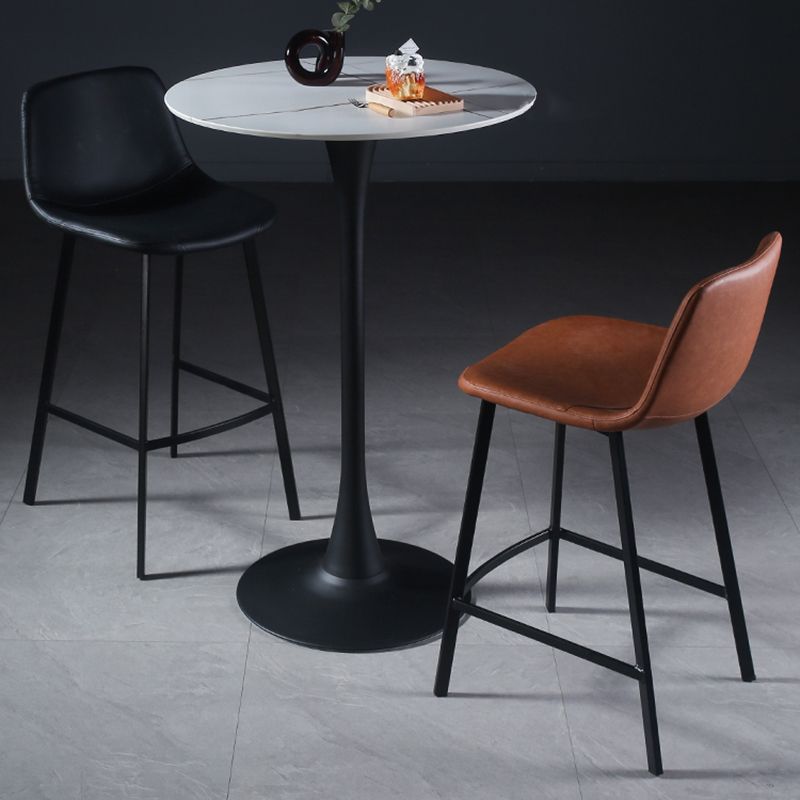Nordic Style Leather Upholstered Barstool 4 Feet Bar Stool for Dining Room Clearhalo 'Bar Furniture' 'Bar Stools' 'bar_stools' 'furn' 'furn_bar_stools' 'furniture_bar_stools' 'Kitchen & Dining Furniture' 'kitchen&dining_furn' 'kitchen' 'kitchen_furn' Furniture' 1200x1200_b28eb200-5432-4a31-b1d2-12c6440c8498