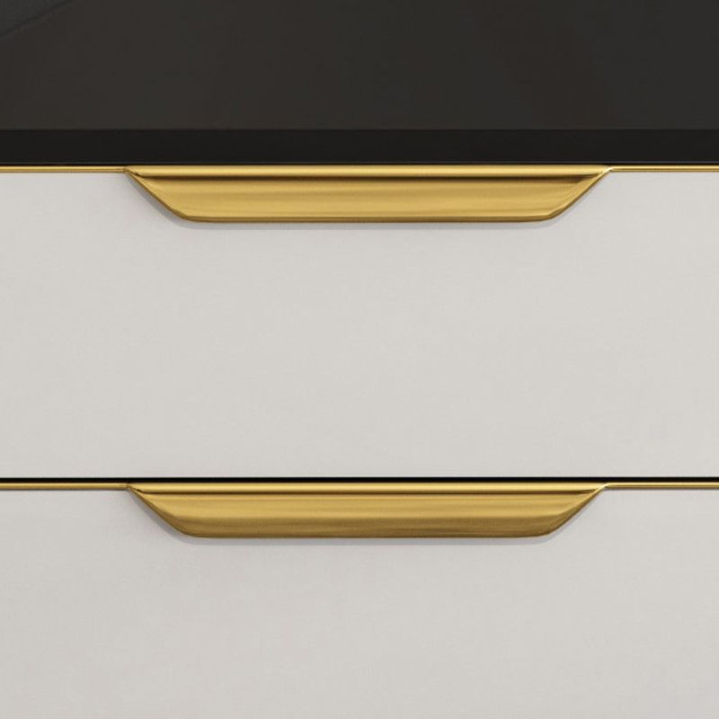 Glam Glass TV Stand Console Enclosed Storage TV Media Stand for Living Room Clearhalo 'furn' 'furn_tv_stands_entertainment_centers' 'Furniture' 'Living Room Furniture' 'TV Stands & Entertainment Centers' 'TV Stands & Media Storage Furniture' 'tv_stands_entertainment_centers' 1200x1200_b28ecad7-da3f-4820-9463-5f6a448a8931