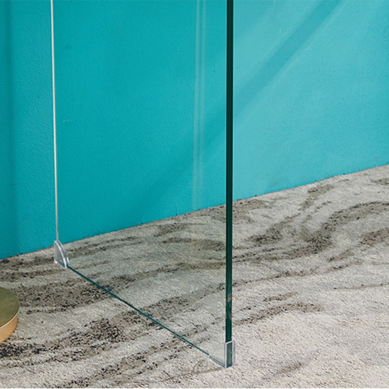 Modern Style Coffee Table with Rectangular Black/transparent Tempered Glass Abstract Base Clearhalo 'Coffee & Accent Tables' 'Coffee Tables' 'coffee_tables' 'furn' 'furn_coffee_tables' 'Furniture' 'Living Room Furniture' 1200x1200_b28fe057-918d-44d3-b222-28ae9dd48c3d