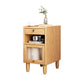 1 Drawer Contemporary Night Table 1 Door Nightstand with Legs ,21.7" Tall Clearhalo 'Bedroom Furniture' 'furn' 'furn_night_stand' 'Furniture' 'night_stand' 'Nightstands' 1200x1200_b2915113-e4b2-4812-9ae6-0c82ce1eeed4